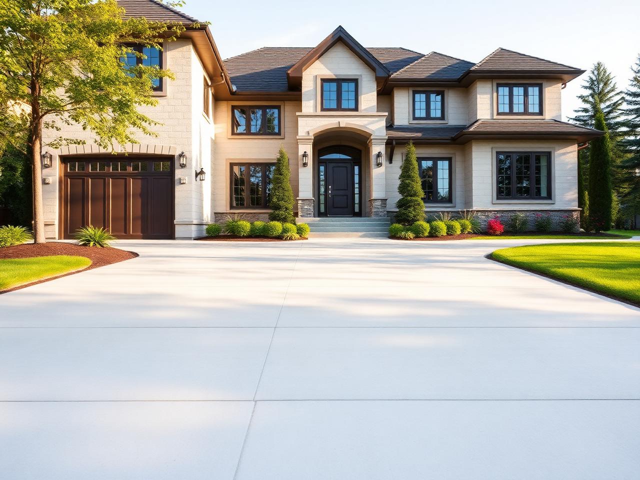 Concrete Driveway Installation — Red Deer